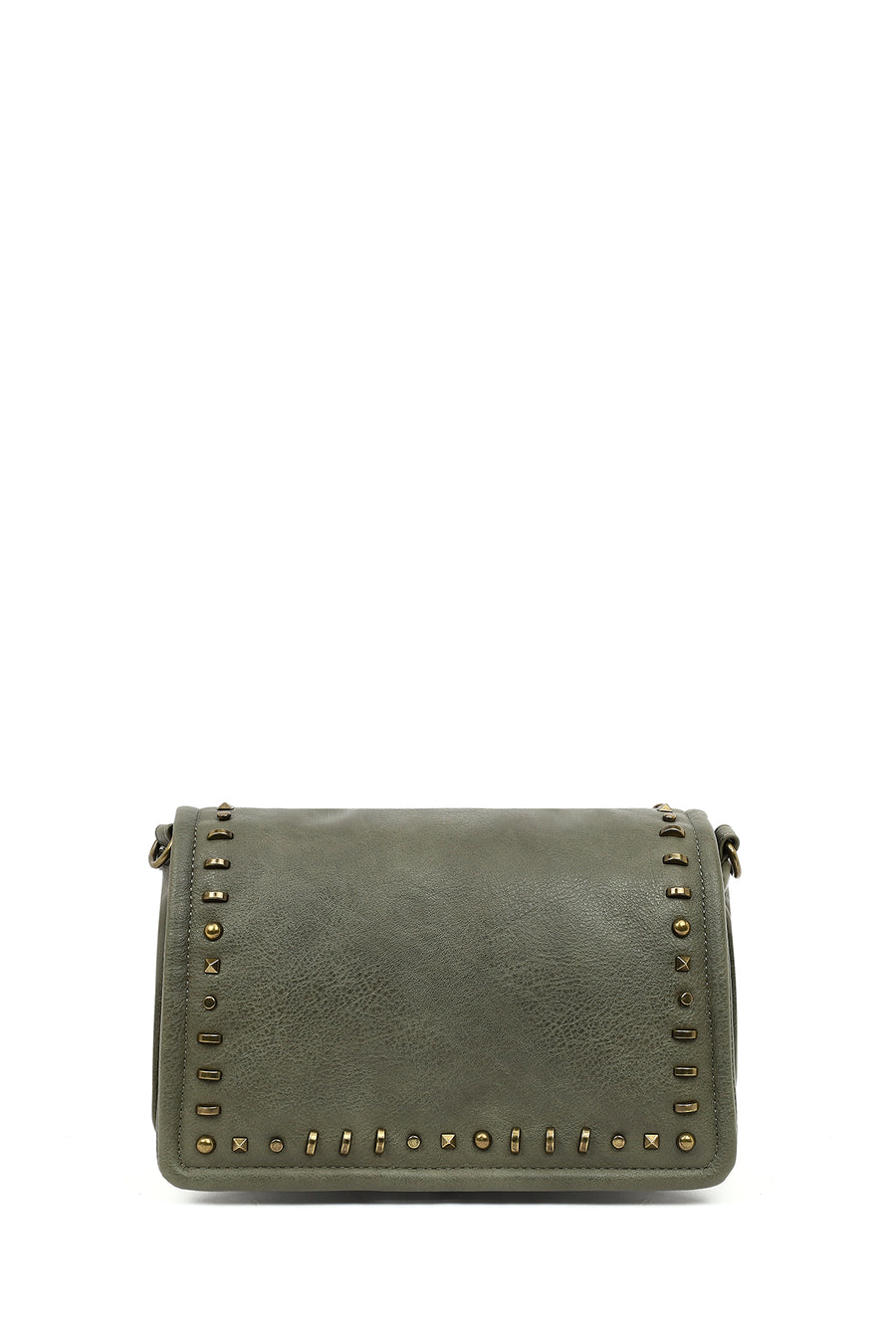 Women's Khaki Long Strap Crossbody Bag