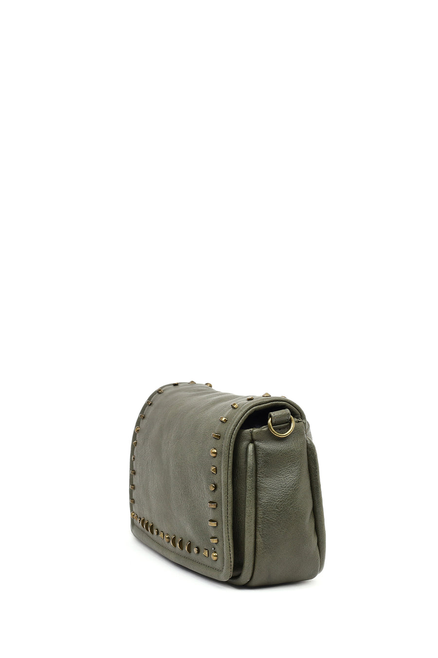 Women's Khaki Long Strap Crossbody Bag