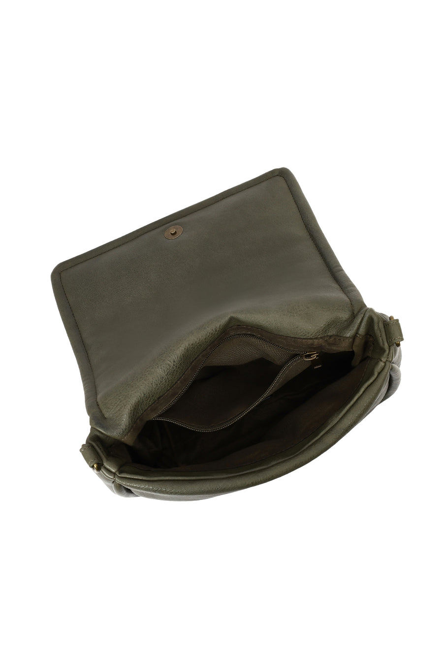 Women's Khaki Long Strap Crossbody Bag