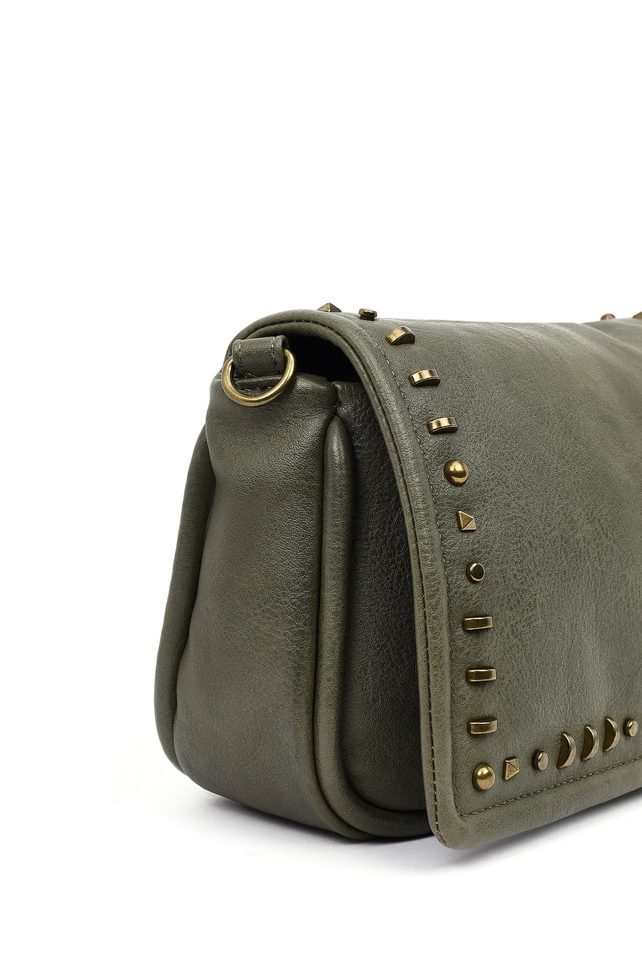 Women's Khaki Long Strap Crossbody Bag