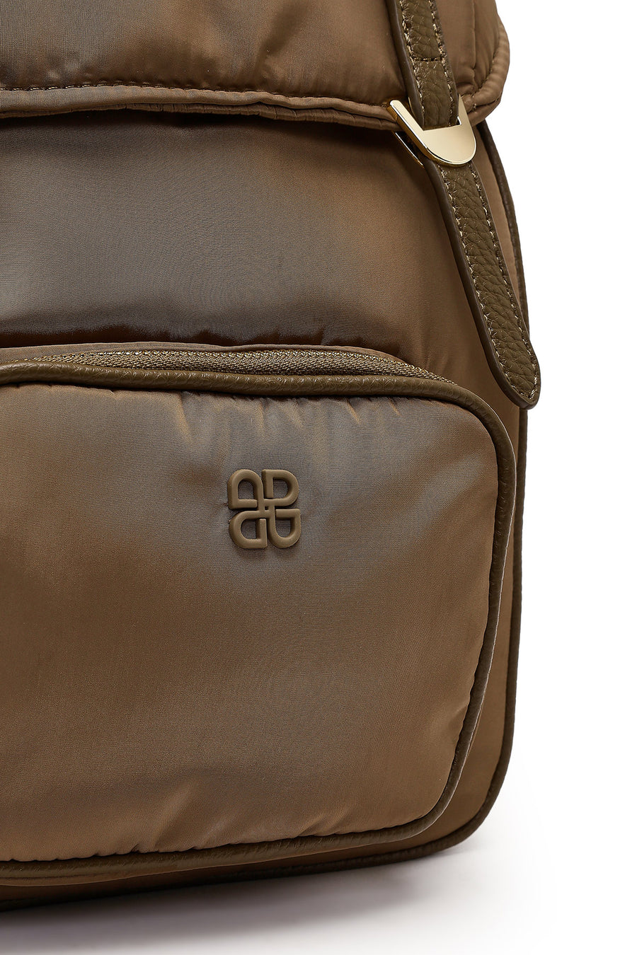 Women's Mink Fabric Charm Backpack