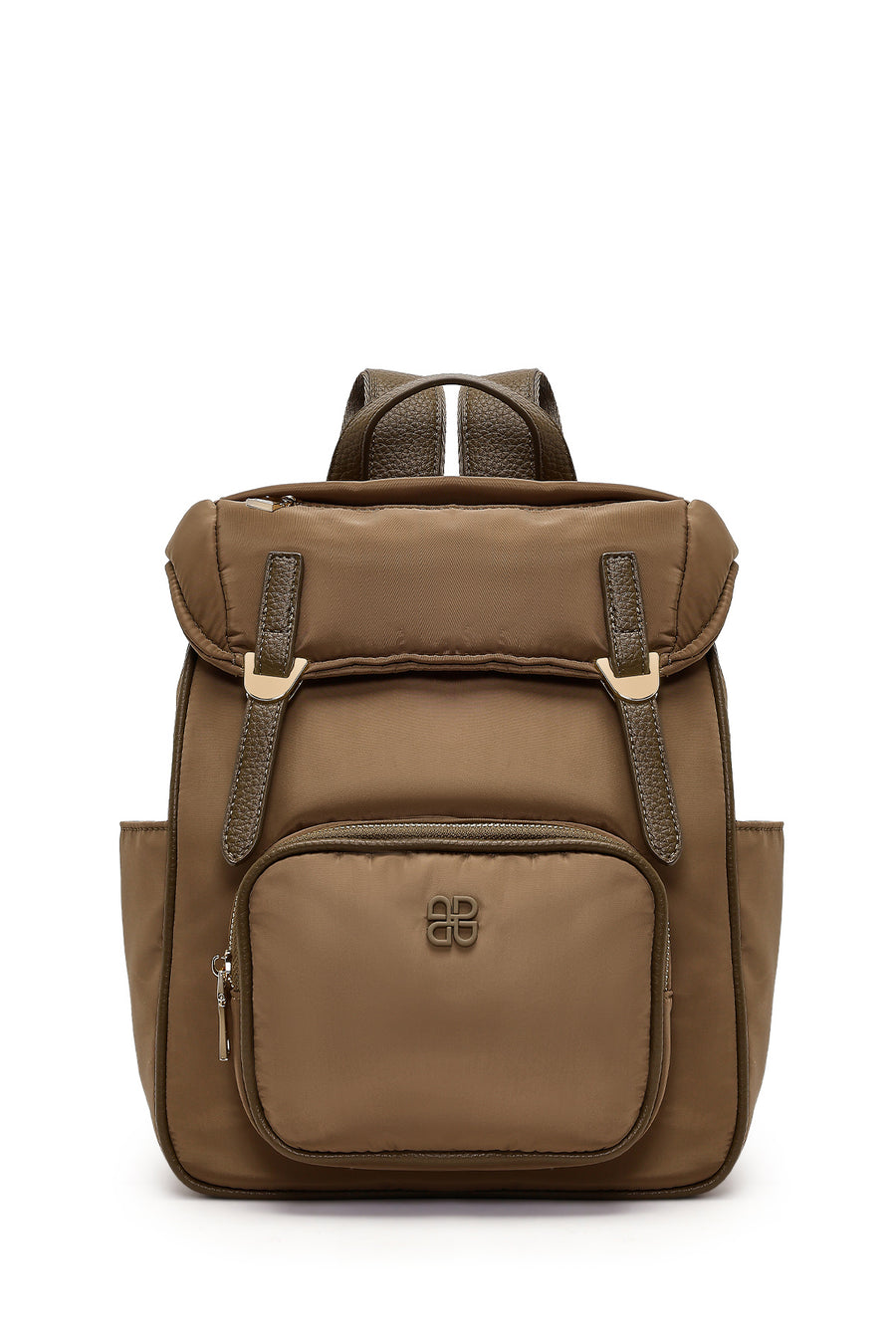 Women's Mink Fabric Charm Backpack