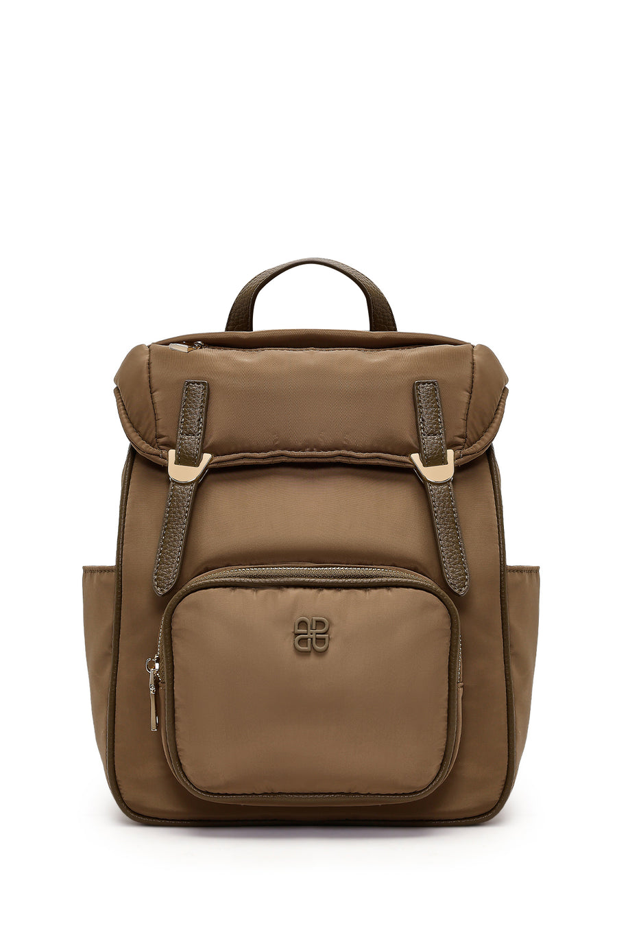 Women's Mink Fabric Charm Backpack