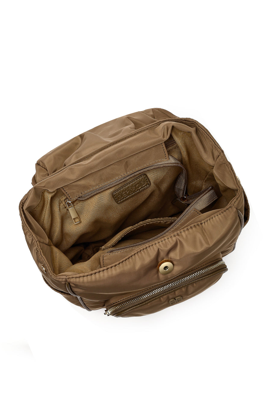 Women's Mink Fabric Charm Backpack