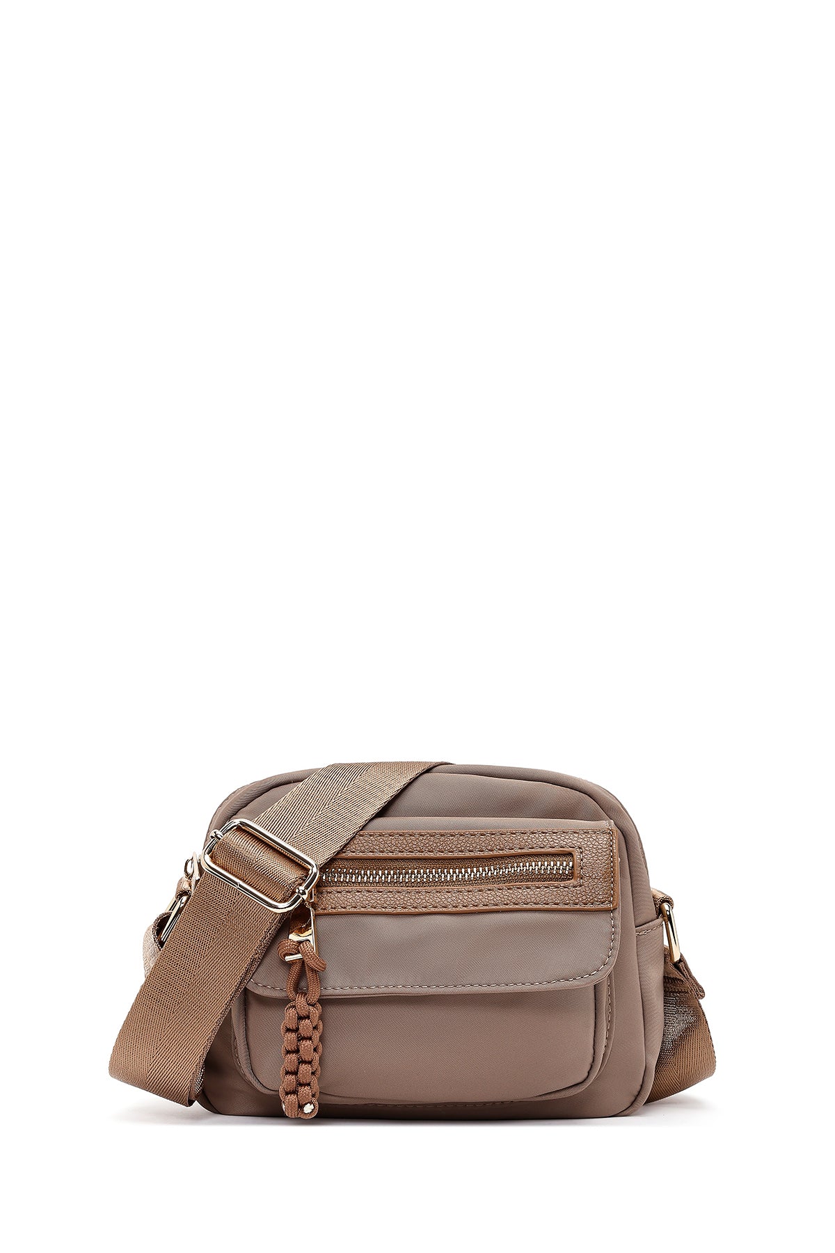 Kadın Bej Uzun Askılı Çapraz Çanta 26PBD24676F | Derimod