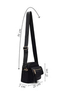 Women's Black Long Strap Crossbody Bag | Derimod