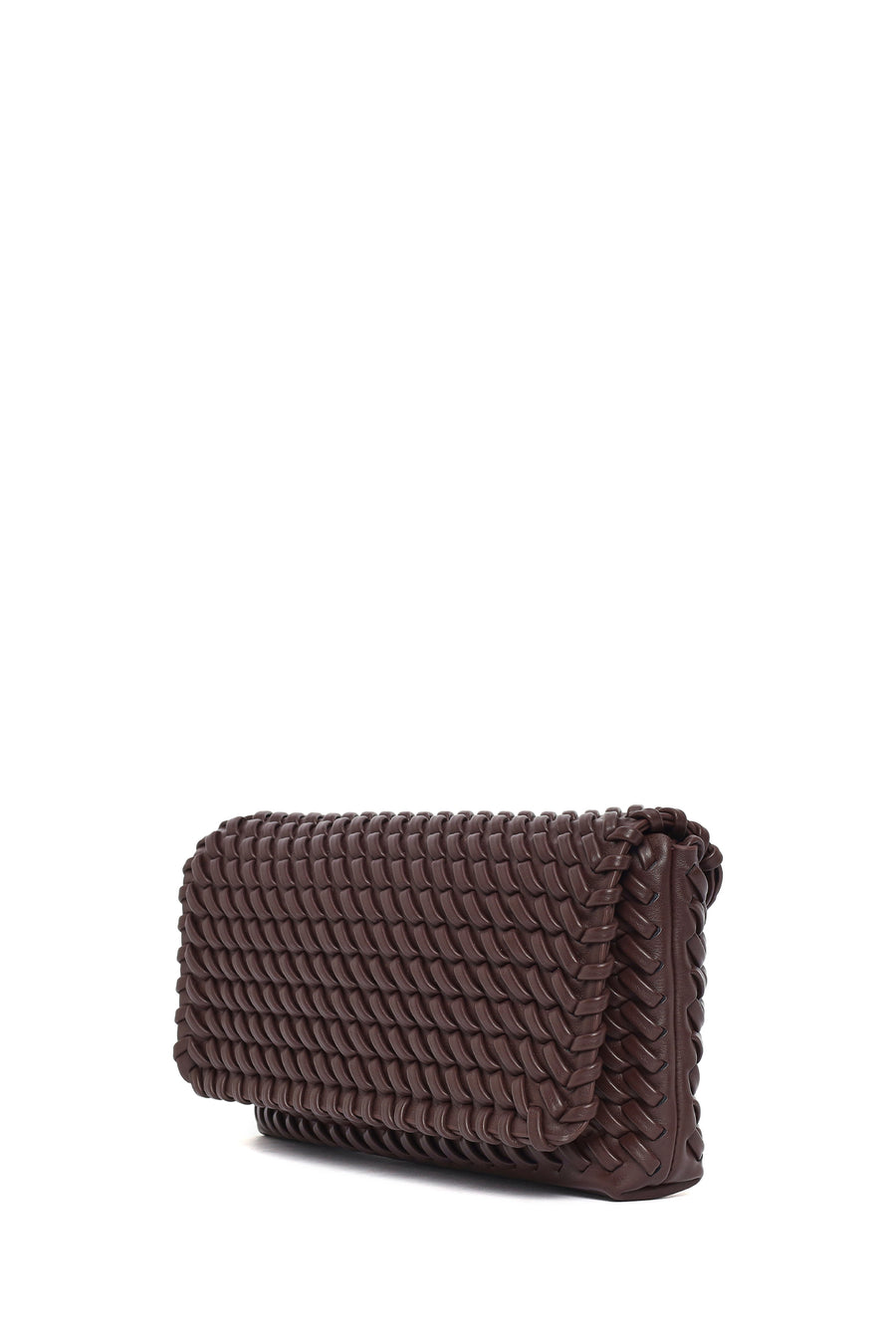 Women's Brown Knitted Shoulder Bag