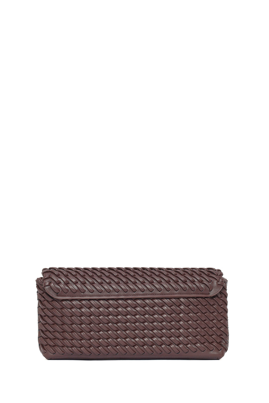 Women's Brown Knitted Shoulder Bag