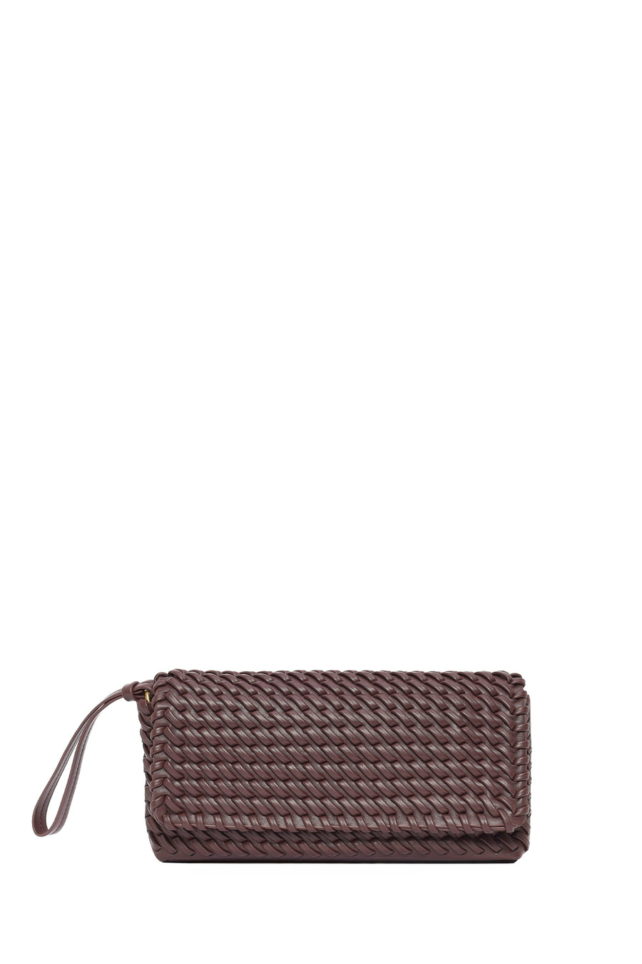 Women's Brown Knitted Shoulder Bag