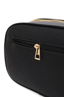 Kadın Siyah Desenli Çapraz Çanta | Derimod