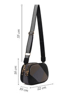 Kadın Siyah Desenli Çapraz Çanta | Derimod