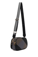 Kadın Siyah Desenli Çapraz Çanta | Derimod