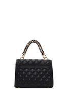 Women's Black Long Strap Quilted Handbag | Derimod