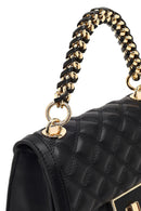 Women's Black Long Strap Quilted Handbag | Derimod