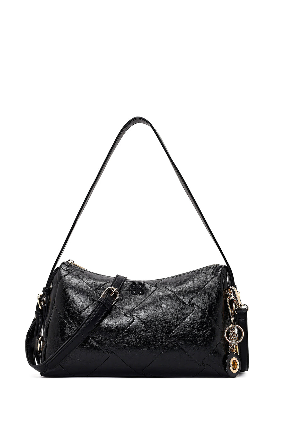 Women's Black Long Strap Charm Shoulder Bag 26PBD262718 | Derimod