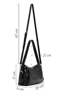 Kadın Siyah Uzun Askılı Charmlı Omuz Çantası | Derimod