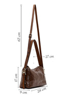 Kadın Kahverengi Uzun Askılı Charmlı Omuz Çantası | Derimod