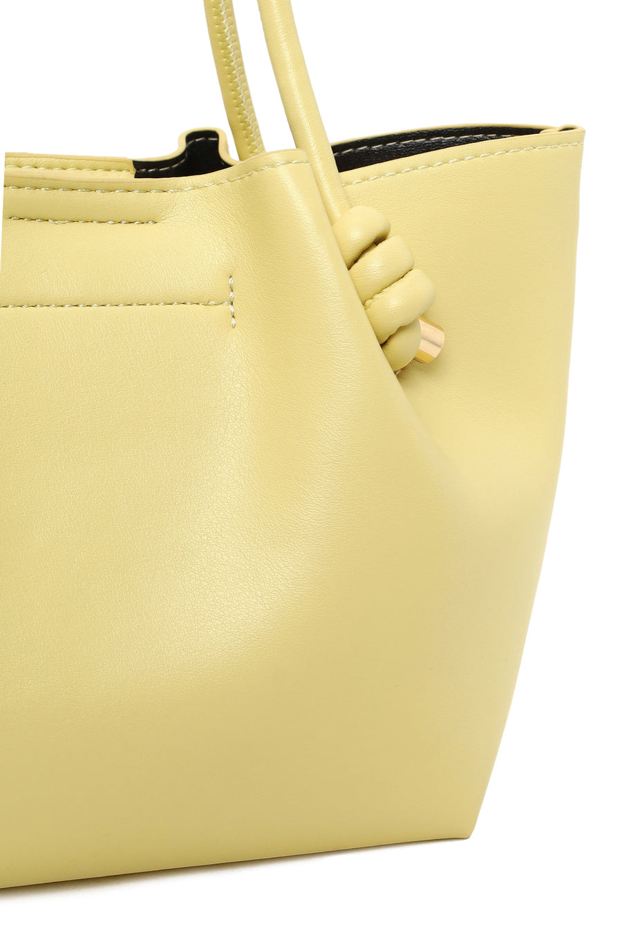 Woman Yellow Long Strap Mini Shoulder Bag
