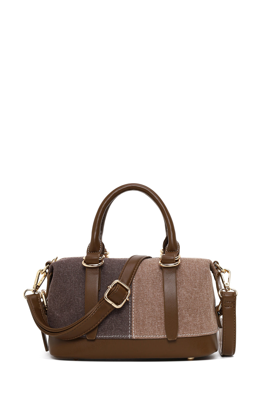 Woman Brown Long-Strap Denim Shoulder Bag 26PBD26546F | Derimod
