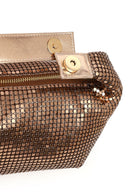 Kadın Bronz Pullu Mini Kol Çantası | Derimod