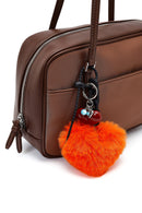 Kadın Kahverengi Aksesuarlı Omuz Çantası | Derimod