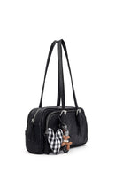 Kadın Siyah Aksesuarlı Omuz Çantası | Derimod