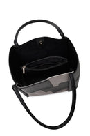 Kadın Siyah Baskılı Omuz Çantası | Derimod