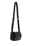Women's Black Long Strap Patterned Crossbody Bag | Derimod