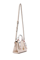 Kadın Krem Uzun Askılı Aksesuarlı Kol Çantası | Derimod