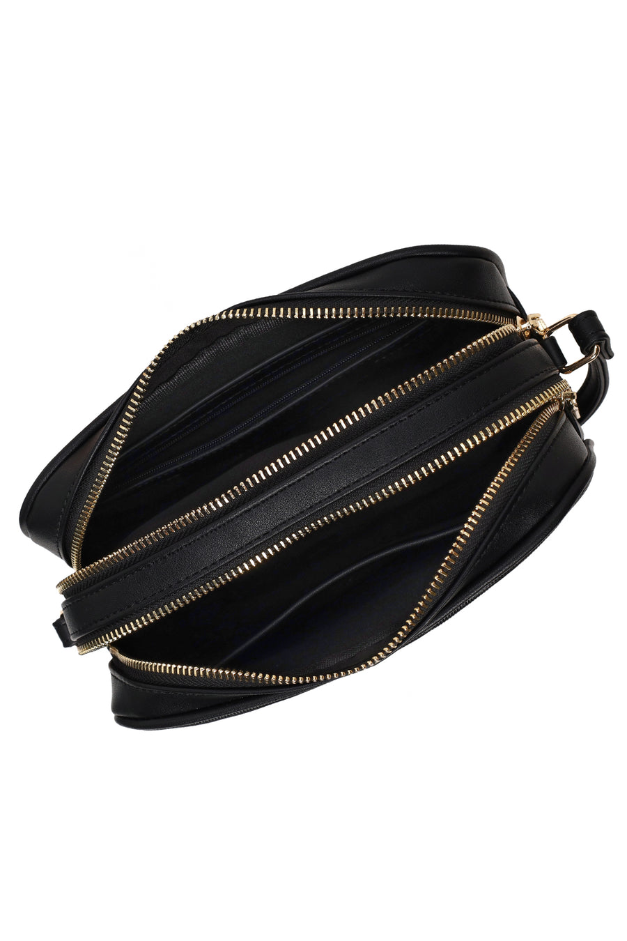 Women's Black Printed Crossbody Bag