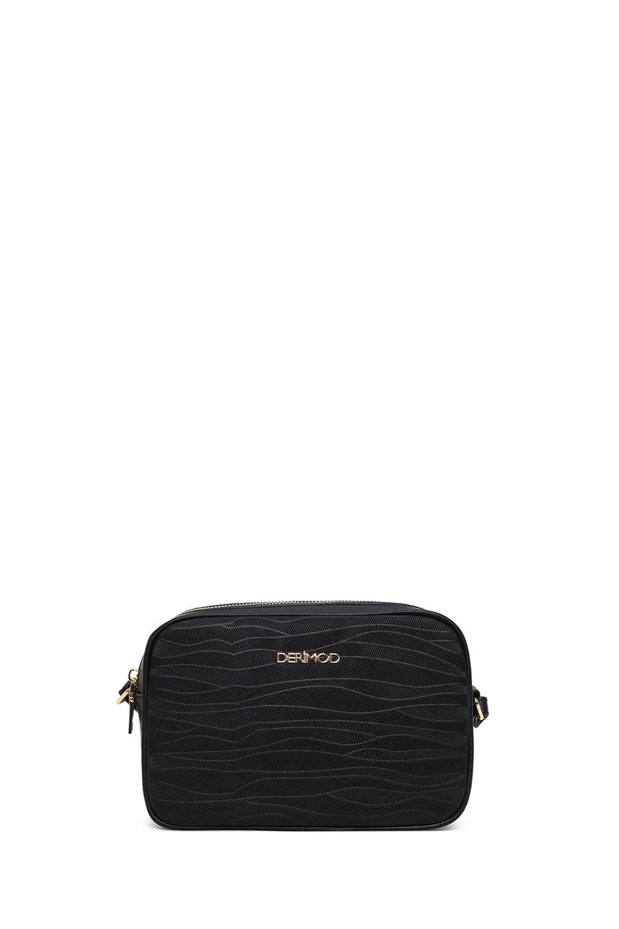 Women's Black Printed Crossbody Bag