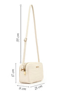 Kadın Krem Baskılı Çapraz Çanta | Derimod