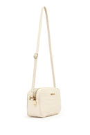 Kadın Krem Baskılı Çapraz Çanta | Derimod