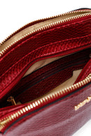 Woman Burgundy Printed Crossbody Bag | Derimod