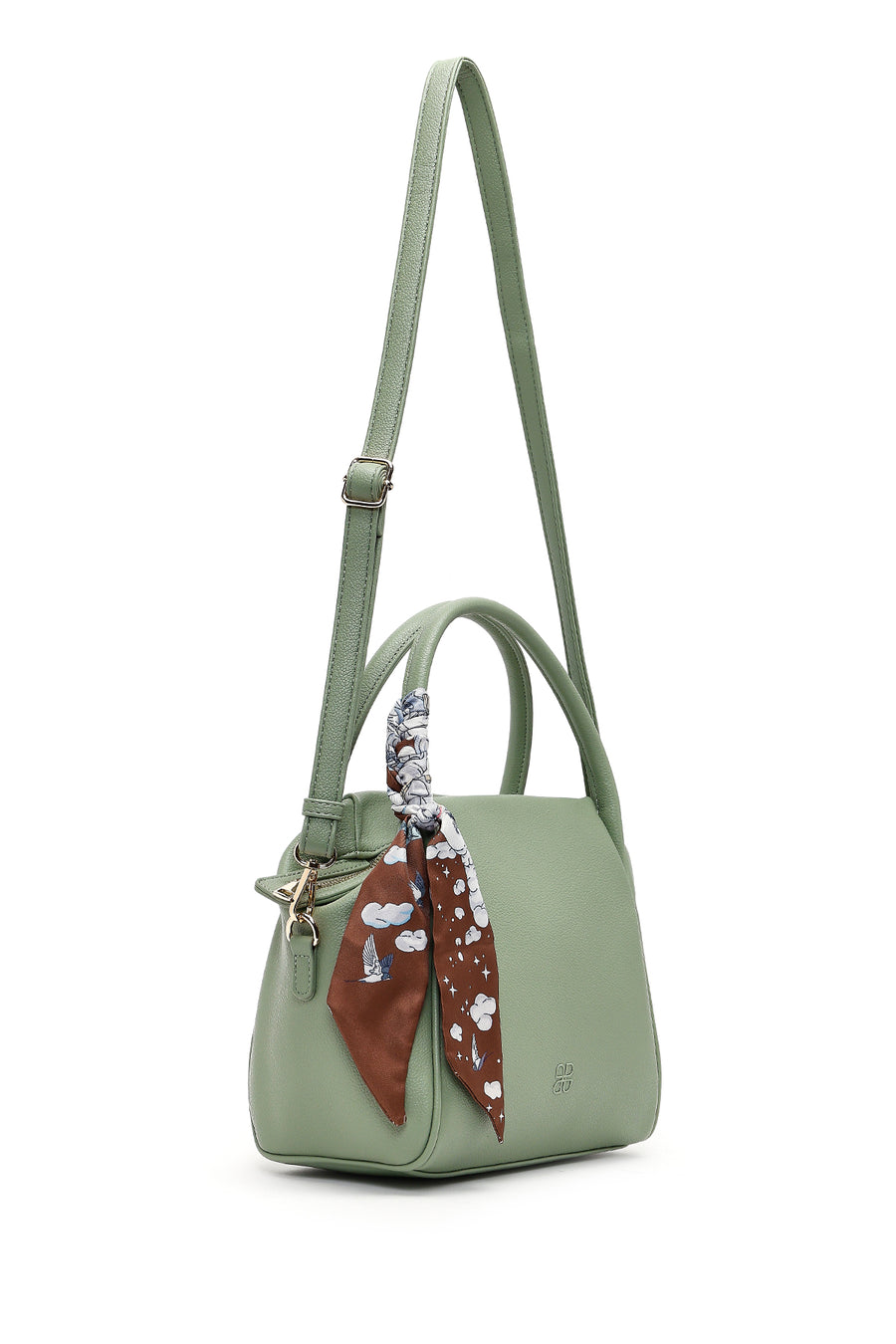Women's Green Long Strap Shoulder Bag