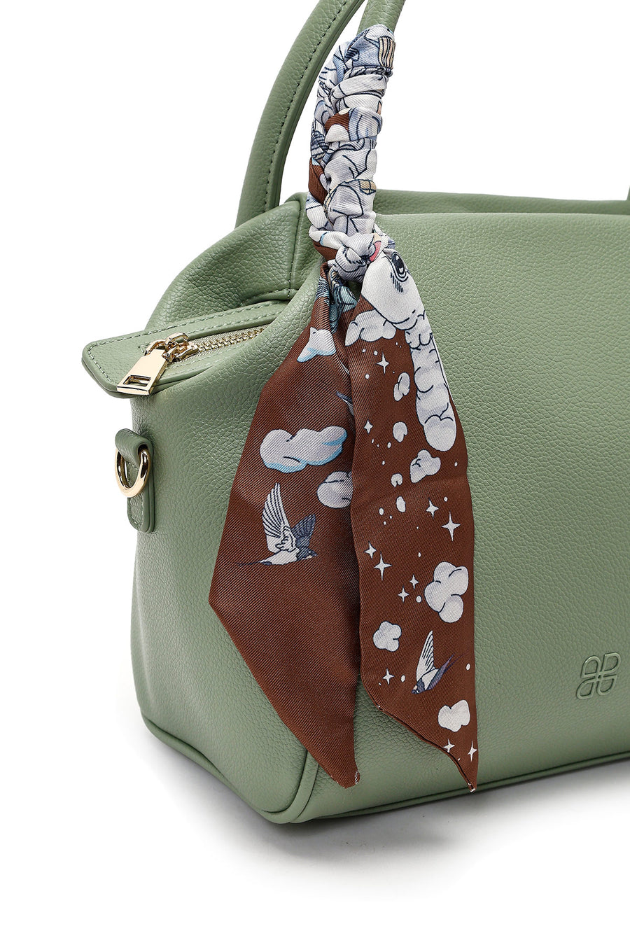 Women's Green Long Strap Shoulder Bag