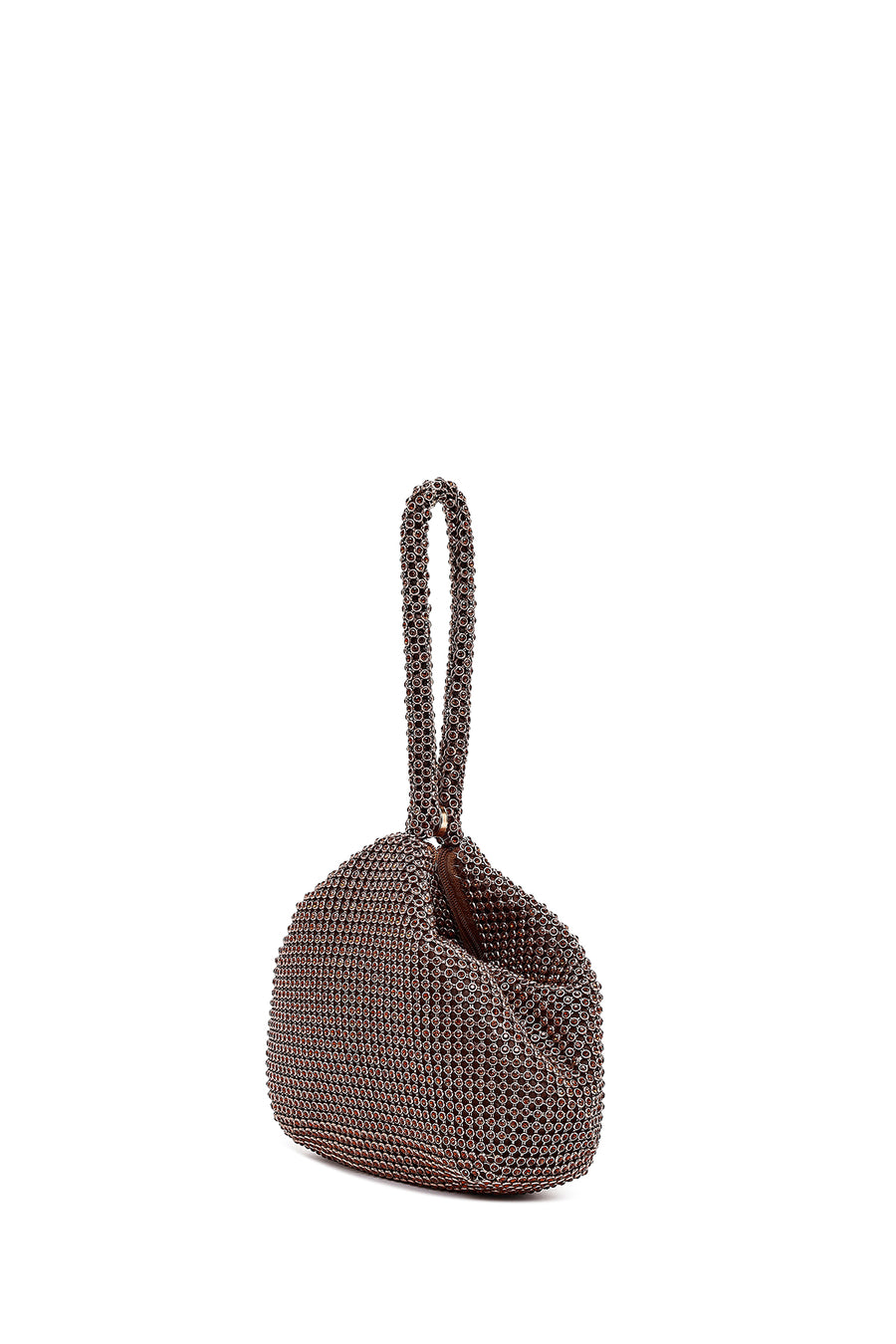 Women's Bronze Embellished Mini Evening Bag