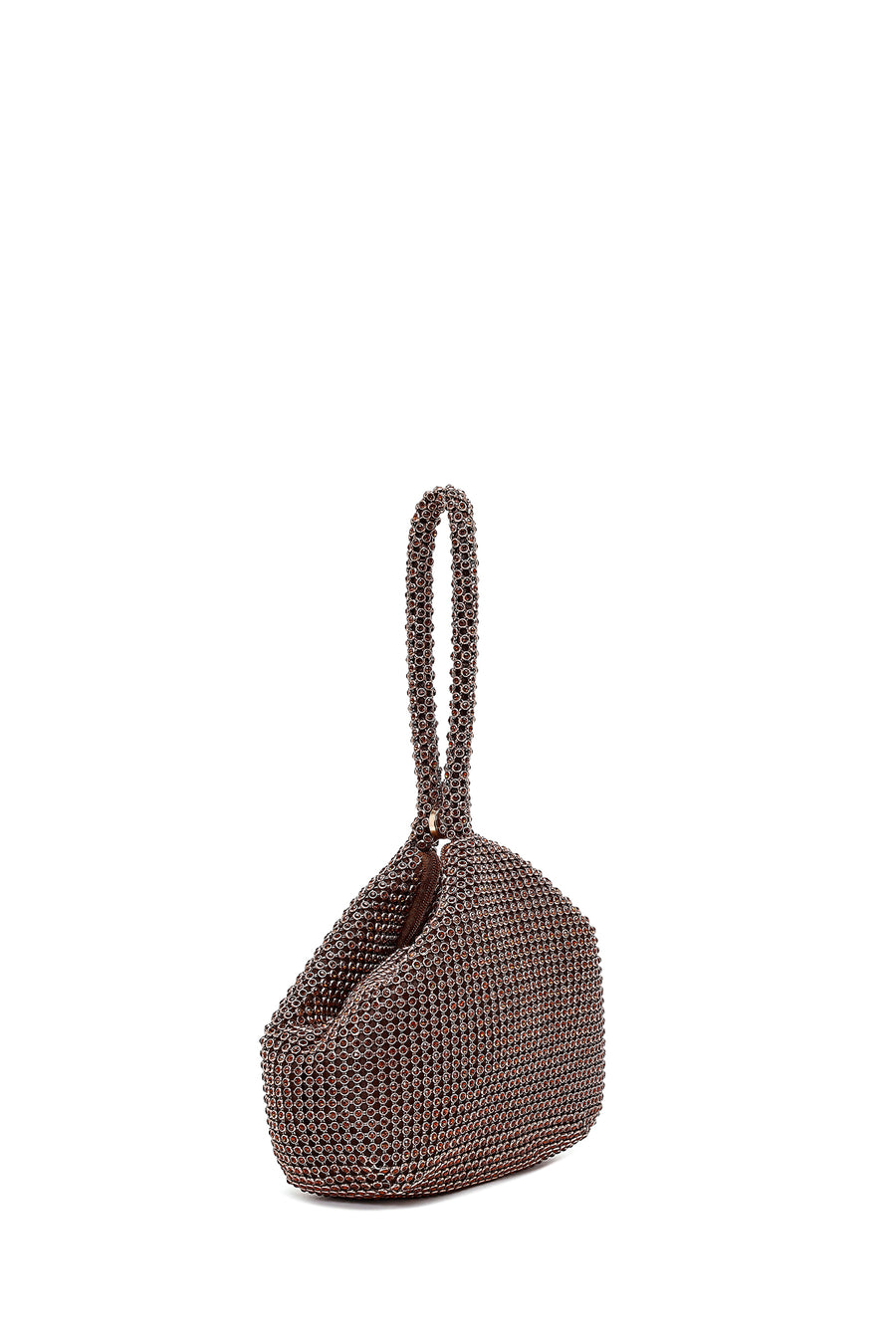 Women's Bronze Embellished Mini Evening Bag