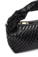 Women's Black Mini Knitted Shoulder Bag | Derimod