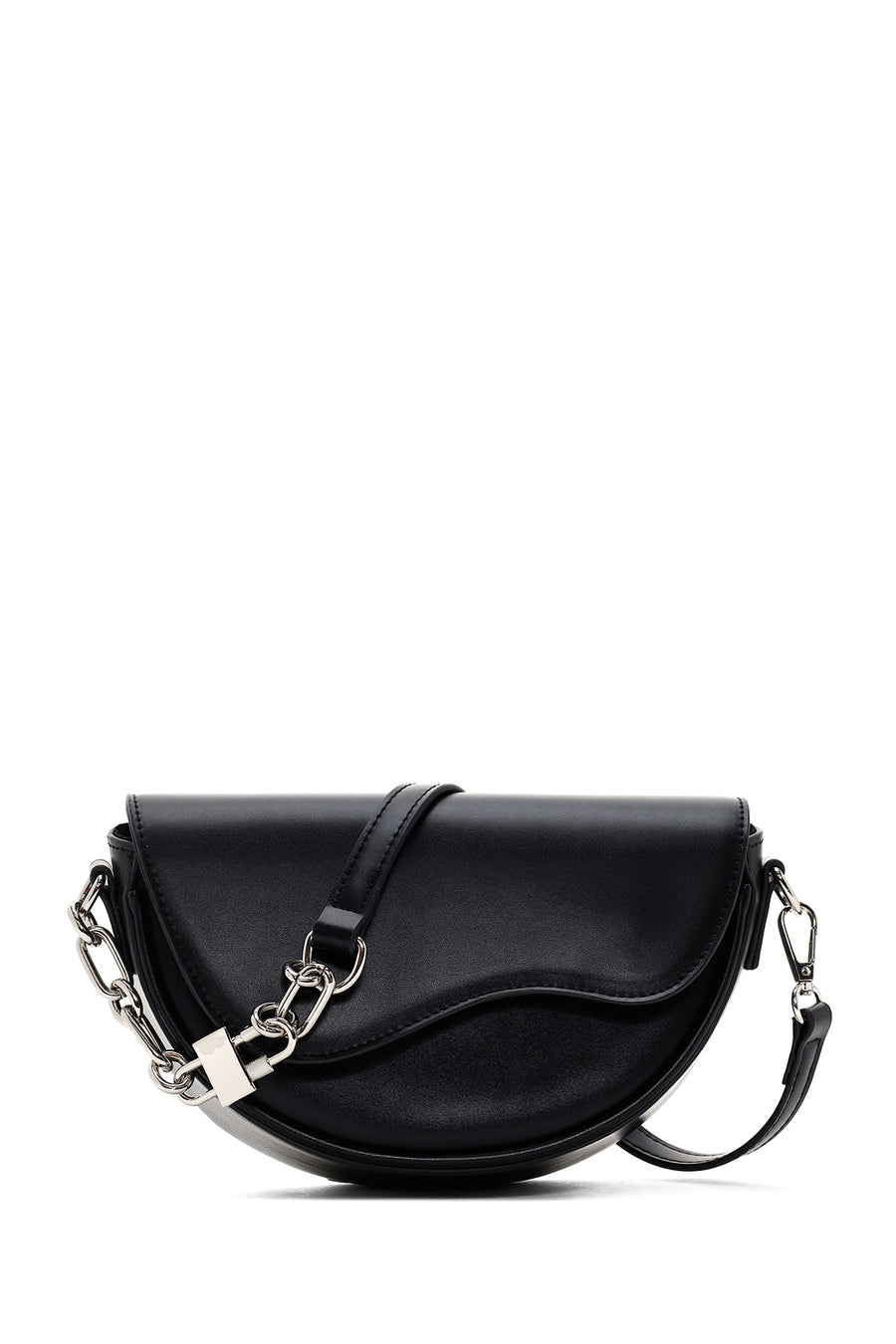 Woman Black Chain-Detail Shoulder Bag 26PBD290318 | Derimod