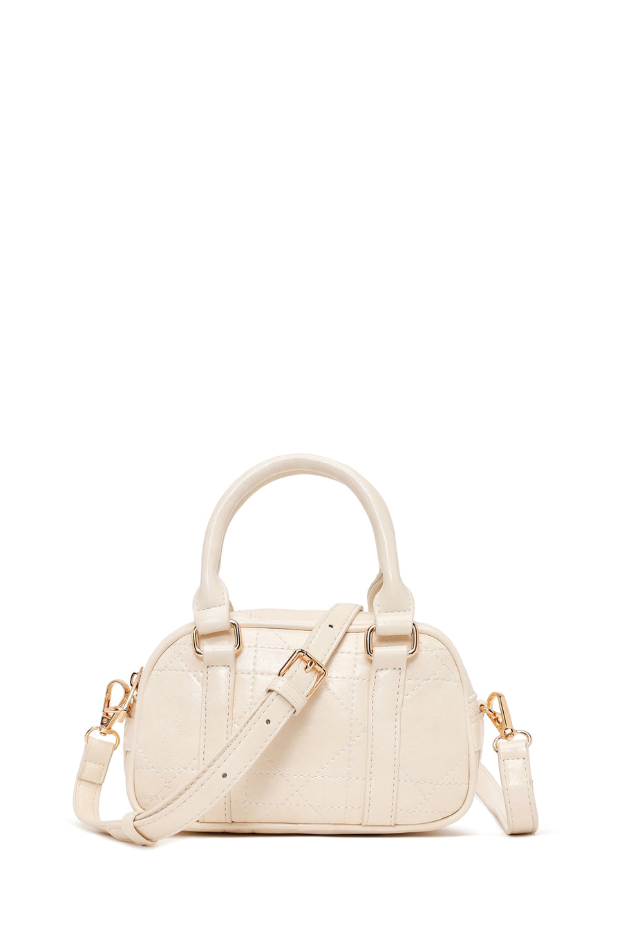 Woman Cream Long Strap Mini Quilted Shoulder Bag 26PBD291918 | Derimod