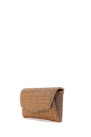 Kadın Altın Uzun Zincir Askılı Taşlı Mini Abiye Portföy Çanta | Derimod