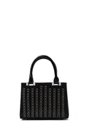 Kadın Siyah Uzun Zincir Askılı Taşlı Mini Abiye Çanta | Derimod