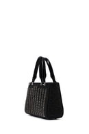 Kadın Siyah Uzun Zincir Askılı Taşlı Mini Abiye Çanta | Derimod