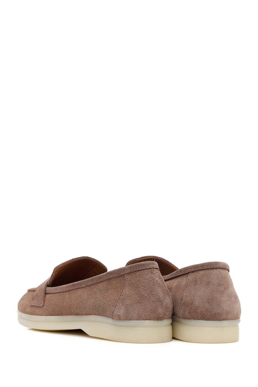 Women's Mink Suede Leather Masculine Loafer