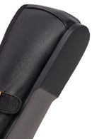 Kadın Siyah Tokalı Deri Babet | Derimod