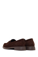 Kadın Kahverengi Süet Deri Loafer | Derimod