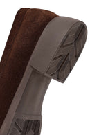 Kadın Kahverengi Süet Deri Loafer | Derimod