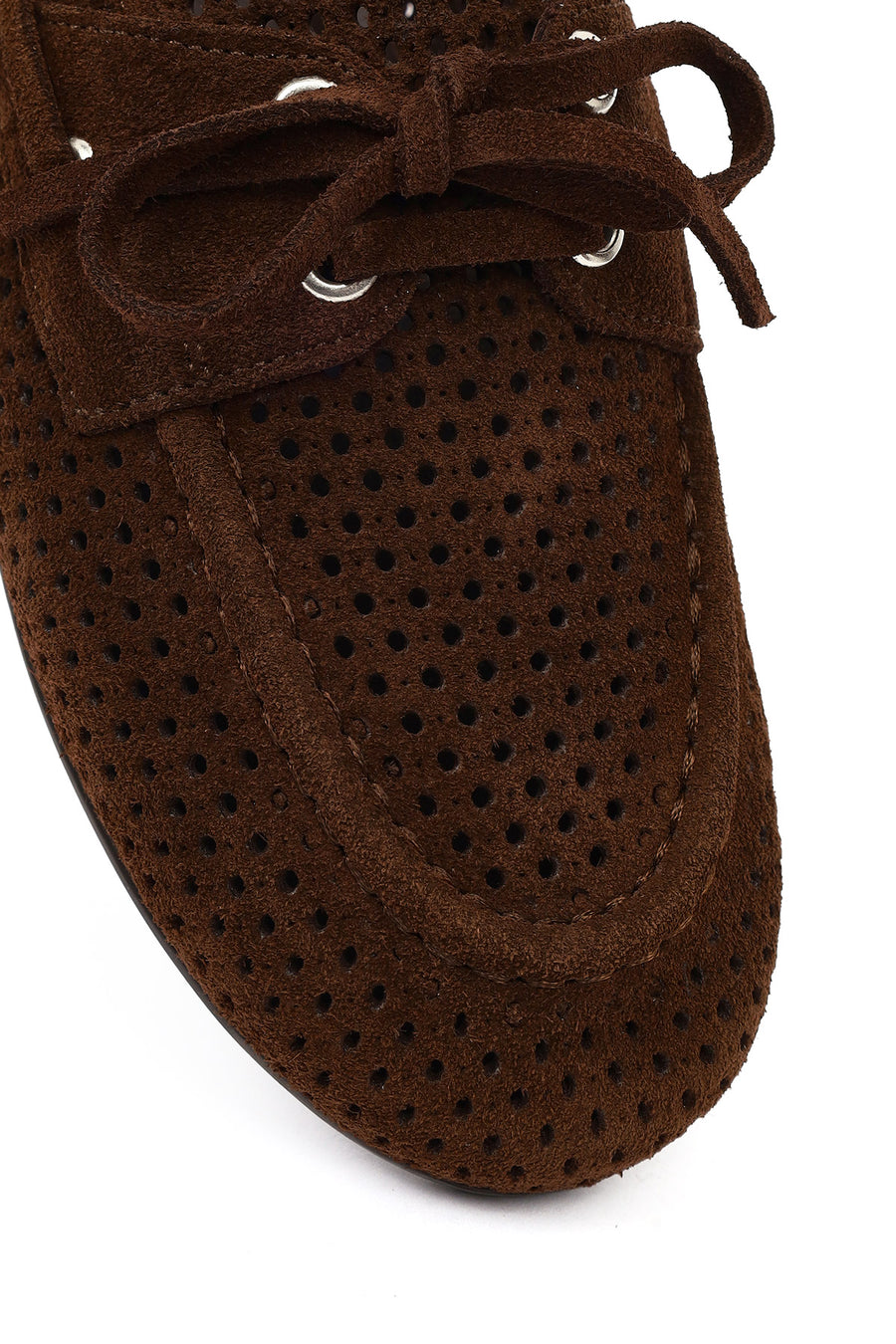 Women's Brown Suede Leather Loafer