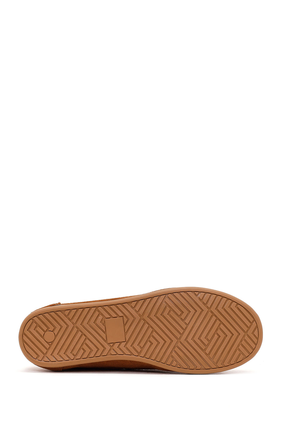 Kadın Taba Püsküllü Süet Deri Loafer